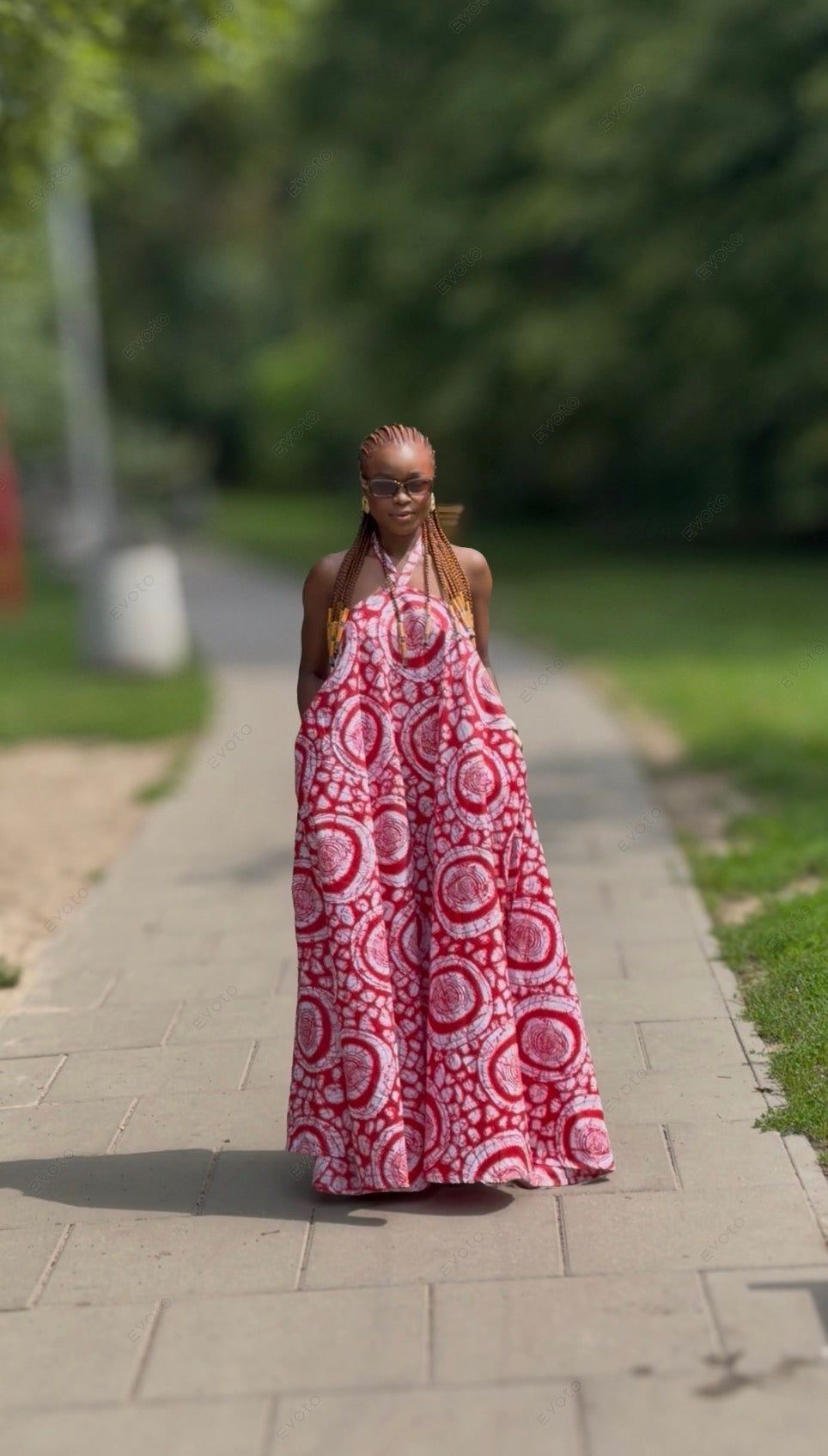 Elegant Maxi Dress Backless