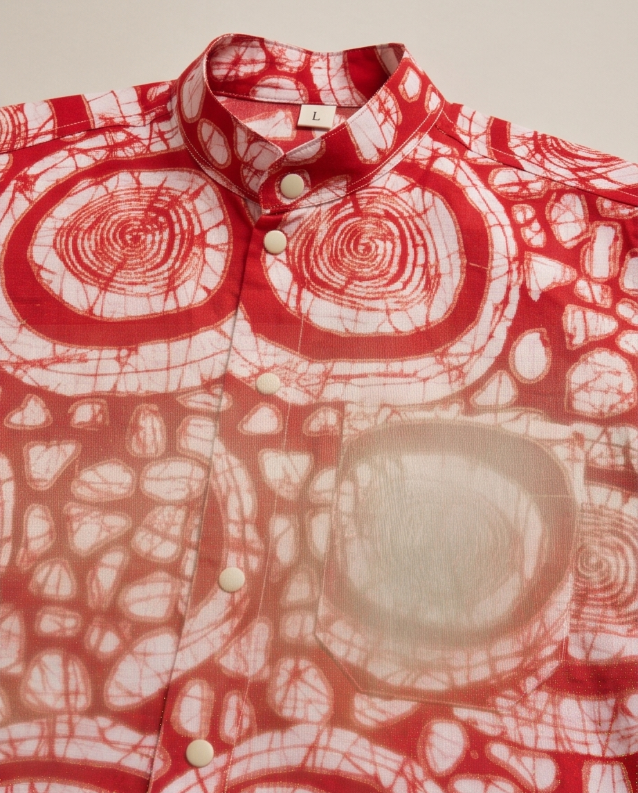 Premium patterned sleeveless shirt