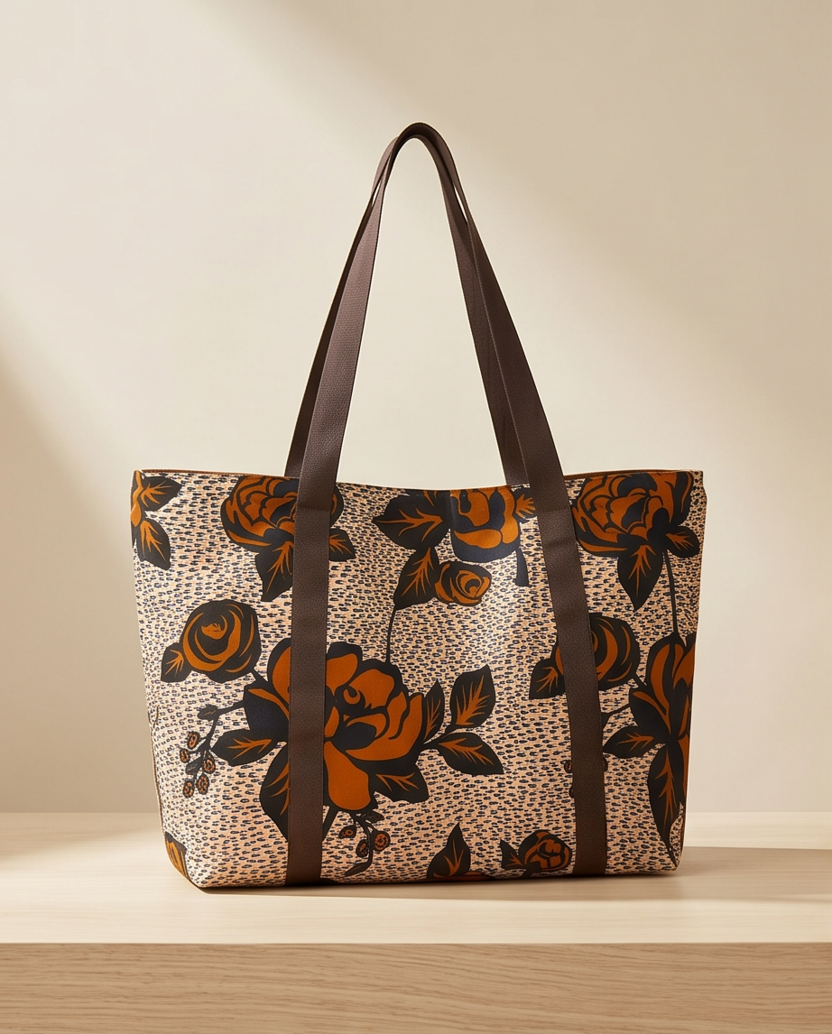 Women’s Large Tote Bag 60 x 45 cm with Waterproof Lining