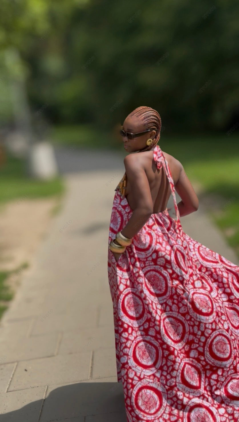 Elegant Maxi Dress Backless