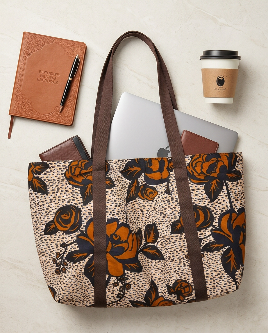 Women’s Large Tote Bag 60 x 45 cm with Waterproof Lining