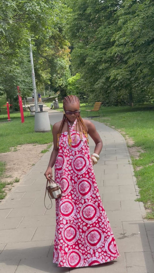 Elegant Maxi Dress Backless